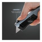RCS certified recycled plastic Auto retract safety knife - Image 5