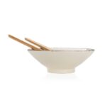 Ukiyo salad bowl with bamboo salad server - Slika 3