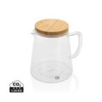 Ukiyo borosilicate glass carafe with bamboo lid 1.2L - Slika 2