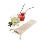 Reusable stainless steel 3 pcs straw set - Slika 4