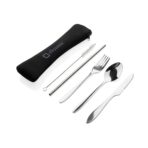 4 PCS stainless steel re-usable cutlery set - Slika 4