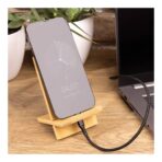 Bamboo phone stand in kraft box - Slika 6