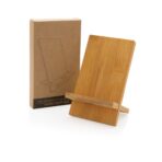 Bamboo phone stand in kraft box - Slika 7