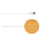 10W bamboo magnetic wireless charger - Slika 3