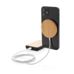 10W bamboo magnetic wireless charger - Slika 5