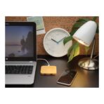 Bamboo 5W wireless charger with USB - Slika 8