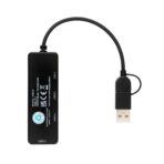 RCS recycled plastic USB hub with dual input - Slika 4
