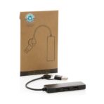 RCS recycled plastic USB hub with dual input - Slika 8