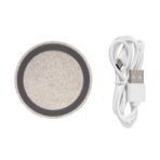 Wheat Straw 5W round wireless charging pad - Slika 4