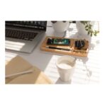 Bamboo desk organiser 10W wireless charger - Slika 7