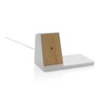Ontario recycled plastic & bamboo 3-in-1 wireless charger