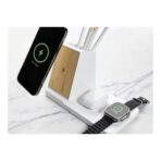 Ontario recycled plastic & bamboo 3-in-1 wireless charger - Image 9