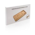 Bamboo desk organiser 5W wireless charger - Slika 5