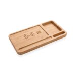 Bamboo desk organiser 5W wireless charger - Slika 6