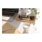 Bamboo desk organiser 5W wireless charger - Slika 7