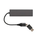 Terra RCS recycled aluminium hub with 3 USB ports - Slika 4
