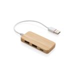 Hub od bambusa s Type-C ulazom