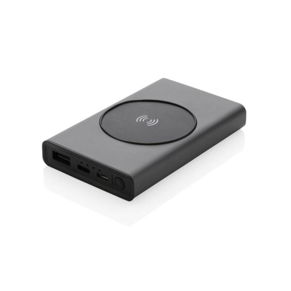 Terra RCS recycled aluminium 5000 mAh powerbank 5W wireless