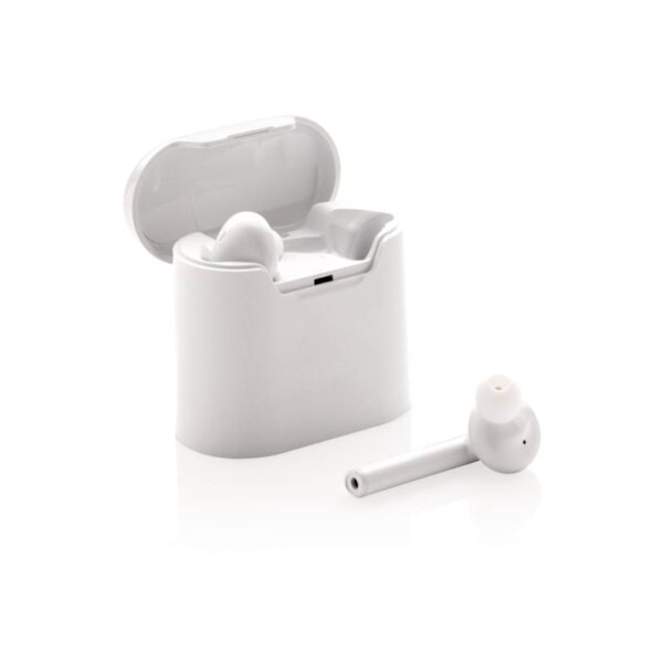 Liberty wireless earbuds in charging case