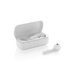 Free Flow TWS earbuds in charging case
