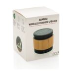 Bamboo wireless charger speaker - Slika 11