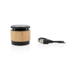 Bamboo wireless charger speaker - Slika 3