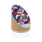 Ovate bamboo 5W speaker with 15W wireless charger - Slika 8