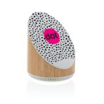 Ovate bamboo 5W speaker with 15W wireless charger - Slika 10