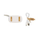 RCS recycled plastic & bamboo TWS earbuds - Image 4