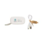 RCS recycled plastic & bamboo TWS earbuds - Image 5