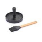 BBQ set with hamburger press and brush - Image 3