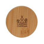 Double wall borosilicate glass with bamboo lid 250ml 2pc set - Slika 7