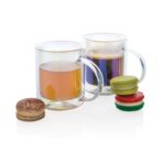 Deluxe double wall electroplated glass mug - Image 3