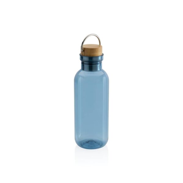 RCS RPET bottle with bamboo lid and handle