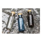 RCS RPET bottle with bamboo lid and handle - Image 9