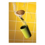 GRS certified recycled PP mug with bamboo lid - Image 11