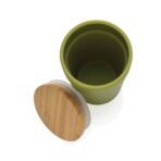GRS certified recycled PP mug with bamboo lid - Image 4