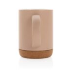 Ceramic mug with cork base 280ml - Image 4