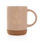 Ceramic mug with cork base 280ml - Image 6