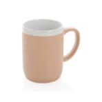 Ceramic mug with white rim 300ml