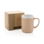 Ceramic mug with white rim 300ml - Image 10