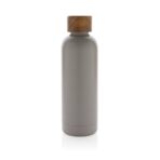 Wood RCS certified recycled stainless steel vacuum bottle - Image 3