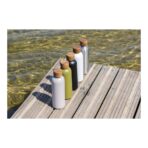 Wood RCS certified recycled stainless steel vacuum bottle - Image 8