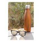 Vacuum insulated stainless steel bottle with wood print - Slika 8