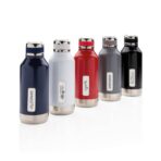 Leak proof vacuum bottle with logo plate - Slika 10