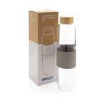 Impact borosilicate glass bottle with bamboo lid - Image 16