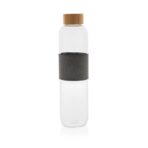Impact borosilicate glass bottle with bamboo lid - Image 3