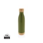 Vacuum stainless steel bottle with bamboo lid and bottom - Slika 2