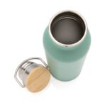 Modern stainless steel bottle with bamboo lid - Slika 5