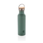 Modern stainless steel bottle with bamboo lid - Slika 7